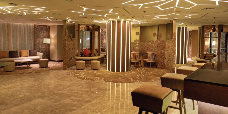 Hotel lobby